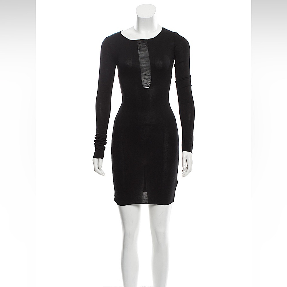 Raquel Allegra Scoop Neck Mini Dress